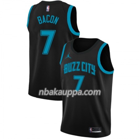Charlotte Hornets Dwayne Bacon 7 2018-19 Jordan Brand City Edition Musta Pelipaidat Swingman - Miesten